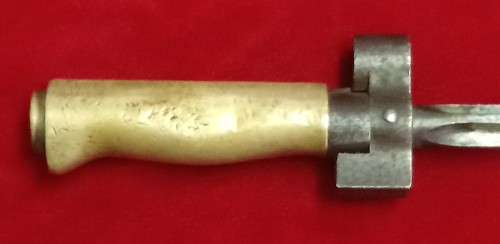 ORIGINAL WW1 FRENCH LEBEL BAYONET WITH BRASS HANDLE