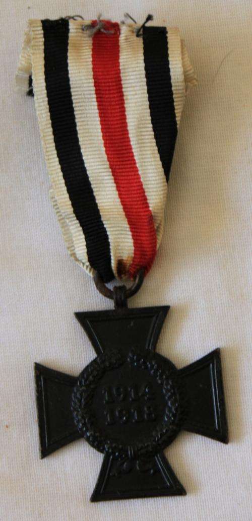 ORIGINAL SCARCE GERMAN CROSS OF HONOUR / EHRENKREUZ FOR WIDOWS