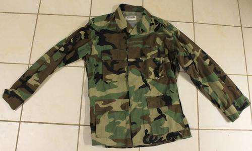 1980'S ISSUED U.S WOODLANDS CAMO JACKET