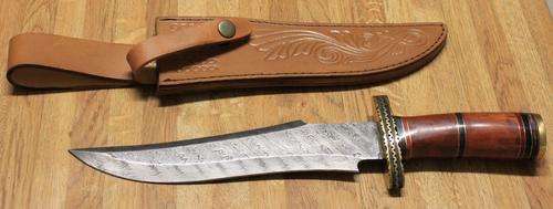 NEW LARGE DAMASCUS BLADE BOWIE