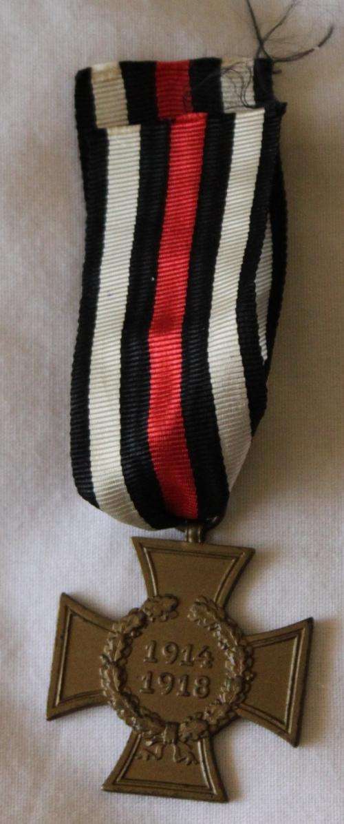 GERMAN CROSS OF HONOUR / EHRENKREUZ FOR NON COMBATANTS
