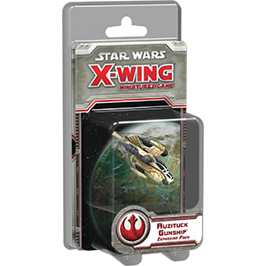 BNIB Fantasy Flight Star Wars X Wing Miniature Game Auzituck Gunship Expansion Pack