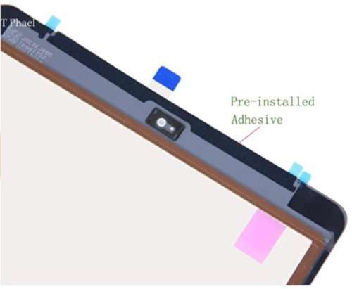 White Digitizer Repair Kit for iPad 9.7` 2018 iPad 6th Gen touch screen replacement kit + tools