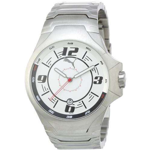 BRAND NEW Puma Gents Stainless Steel 3 Hand Watch Silver Dial Watch  PU100071003**SPORTY**