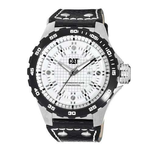 *BRAND NEW* GENUINE Caterpillar Active Steel LEATHER Mens Watch YN17135222 with TWO YEAR WARRANTY