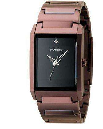 BRAND NEW Fossil Men's Diamond Bronze Tone Quartz Watch **STUNNING MODEL**