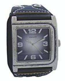 BRAND NEW TOMATO  Stylish Men's Watch Black square face Stainless Steel casing  **STUNNING MODEL**