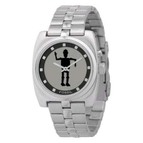 BRAND NEW FOSSIL Men's Big-Tic Digital Animation Stainless Steel Watch