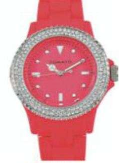 BRAND NEW TOMATO LADIES FASHION WATCH PINK STRAP,PINK DIAL WITH STONES T633096**STUNNING MODEL**