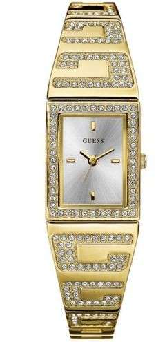 BRAND NEW GUESS Stiletto Gold Stainless Steel Ladies Bracelet Watch W14521L1