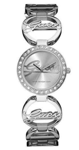 BRAND NEW Guess scripted Stainless Steel Ladies Bracelet  watch W95083L1**STUNNING MODEL**