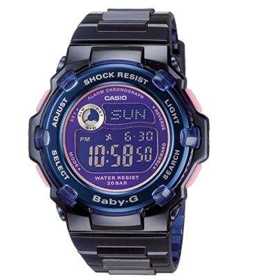 BRAND NEW CASIO BABY-G World Time 200m Ladies Watch BG-3000A-2 **STUNNING MODEL**