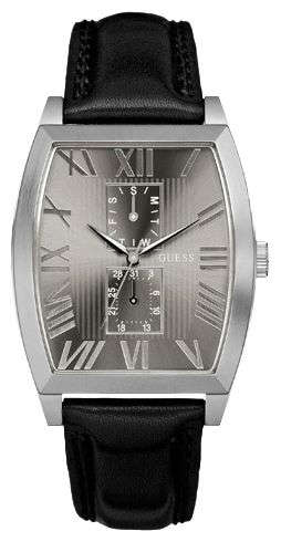 BRAND NEW GUESS Men's Dress Black Leather W85066G2 **CLASSY Timepiece**