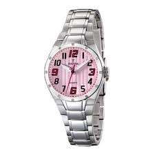 BRAND NEW FESTINA  Ladies Stainless Steel Pink Dial Analog Watch F164857 *Fresh Look*