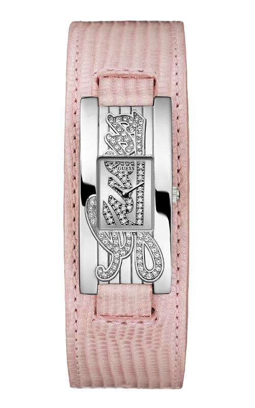 BRAND NEW GUESS Ladies Pink Mini Autograph Leather Watch W80055L4**STUNNING MODEL**