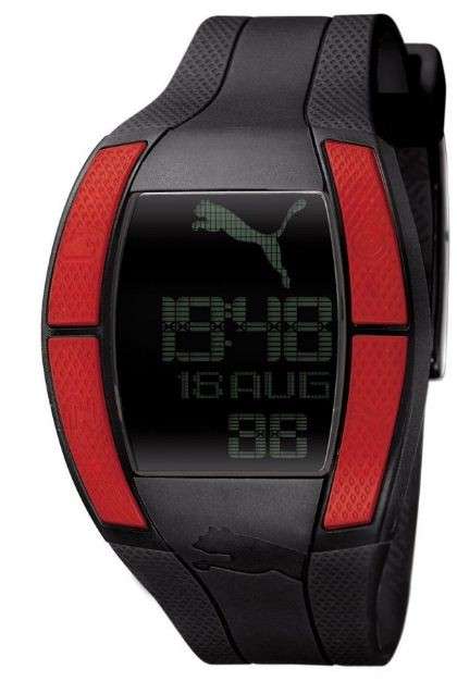 BRAND NEW PUMA Top Fluctuation Black Red Men's Watch PU910421005**SPORTS or CASUAL WEAR**