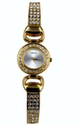 BRAND NEW LANCO Ladies Gold Stainless Steel Watch with Crystals 1656488*STUNNING*