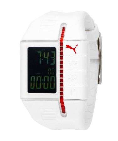 BRAND NEW  PUMA Unisex  Cardiac White Heart Rate Monitor Watch PU900111003**STUNNING**