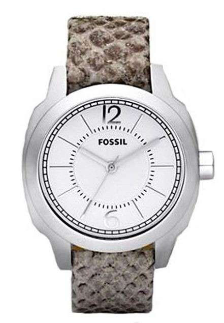 BRAND NEW FOSSIL Women's Faux Python Leather ES2549 Watch **STUNNING MODEL**