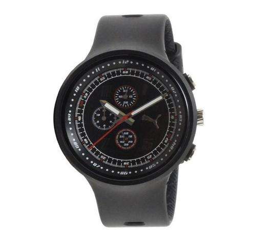 BRAND NEW  PUMA Men's Slick Chronograph Black Dial Watch  PU910401001 *STUNNING**