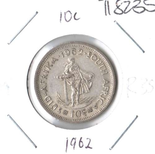 1962 silver 10c
