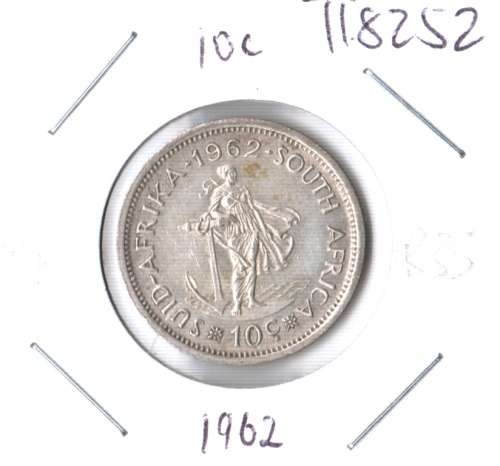 1962 silver 10c
