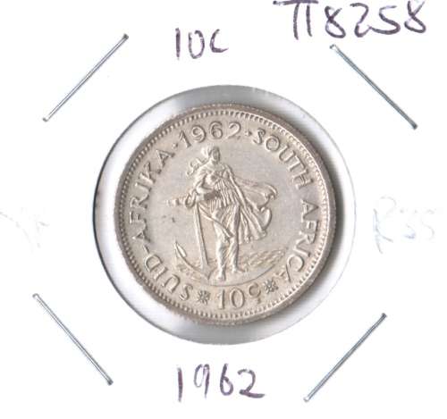 1962 silver 10c