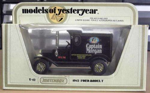 Matchbox Y-12 Model T Ford Van - Captian Morgan Rum, in box