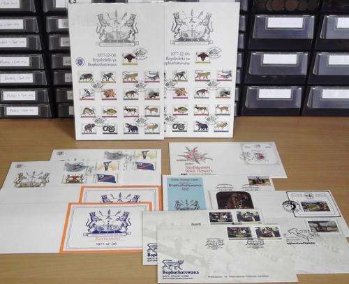 Bophuthatswana 12 Philatelic Collectables 1977-1991 - see list below