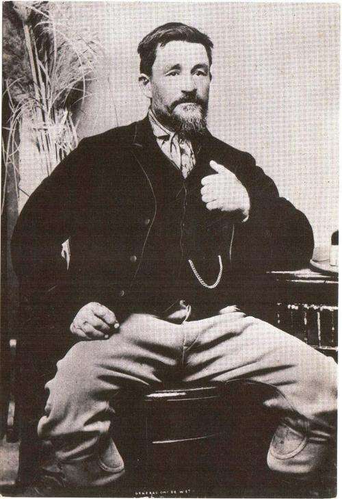 Old unused postcard of rebel leader Christiaan De Wet - as new condition