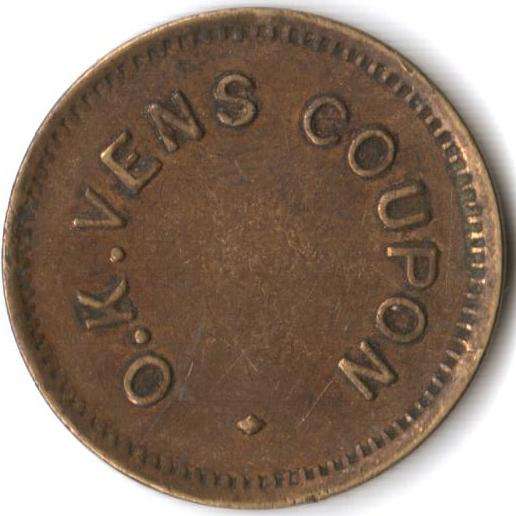 OK Vens 75 token - France 1920`s