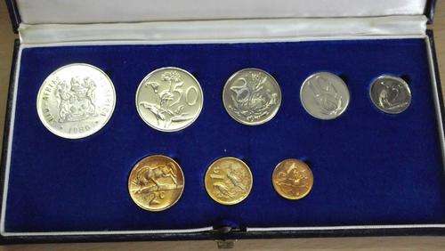 1980 Proof set - Hern's catalogue value listed as R450 - only 5000 produced