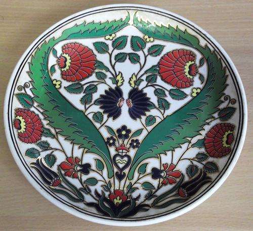 Greek hand made plate - can be hung on wall