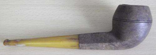 Real Briar, made in France, amber tip pipe