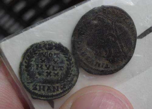 Roman bronze coin Emperor Constantine I (307-337AD), with certificate of authenticity