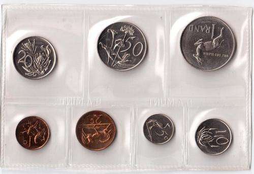 South Africa uncirculated mint set sealed 1986 - only 9 100 minted - scarce R1!