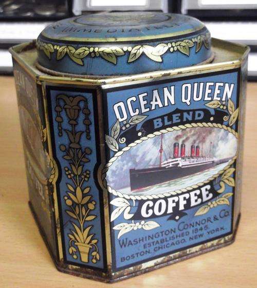 Ocean Queen Bended Coffee, tin - as per photos