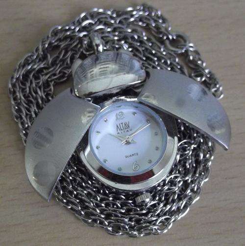 'Lady Bird' watch pendant by Altav, Quartz with chain - as per photos