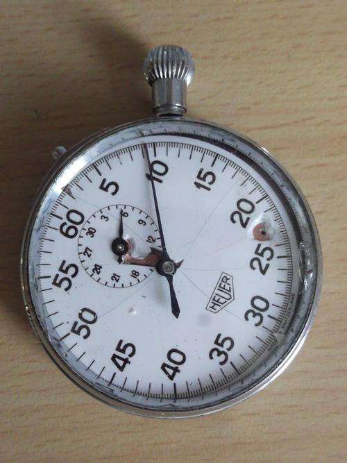 Heuer stopwatch for parts or restoration - as per photos
