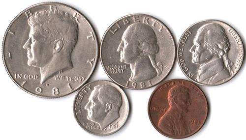 USA - 1981 circulated set