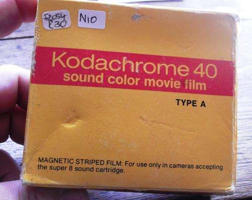 kodachrome 40 sound colour movie Super 8 film