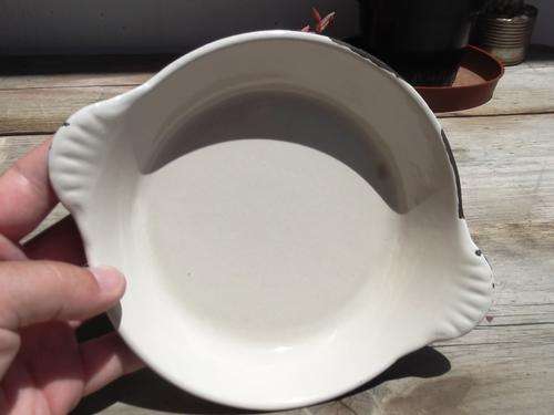 Vintage Le Creuset small au gratin dish - made in France