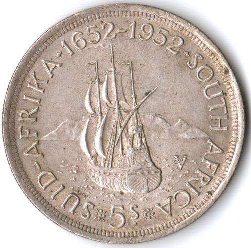 SA Union 5 Shillings(Crown) 1952