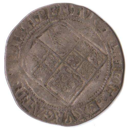 Great Britain silver James I shilling - thistle mint mark - ND 1604-1619