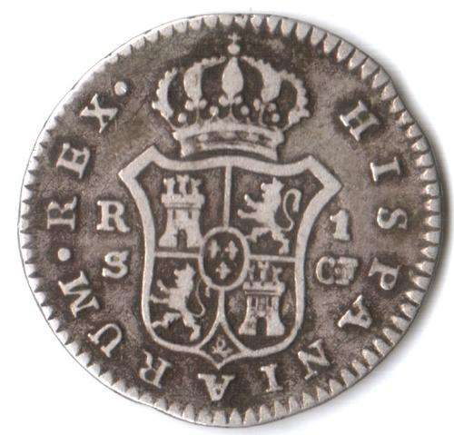 1774 CF Spain 1 Real silver
