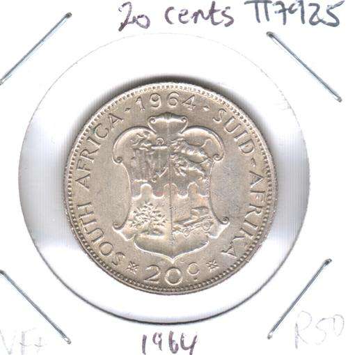 1964 20c silver