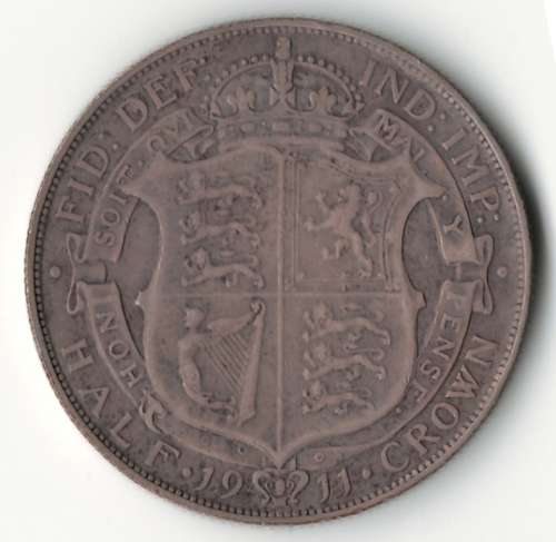 1911 Great Britain Half Crown *silver