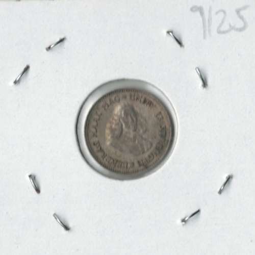 1961 silver 2 1/2 cent