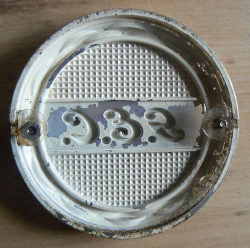 Vintage General Electric refrigerator emblem