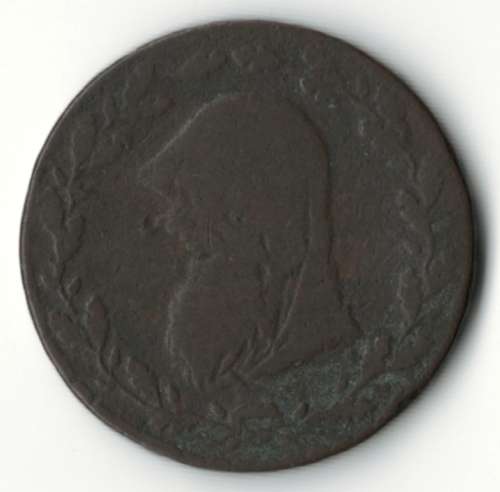 1700's Anglesey Mines Half Penny token, filler